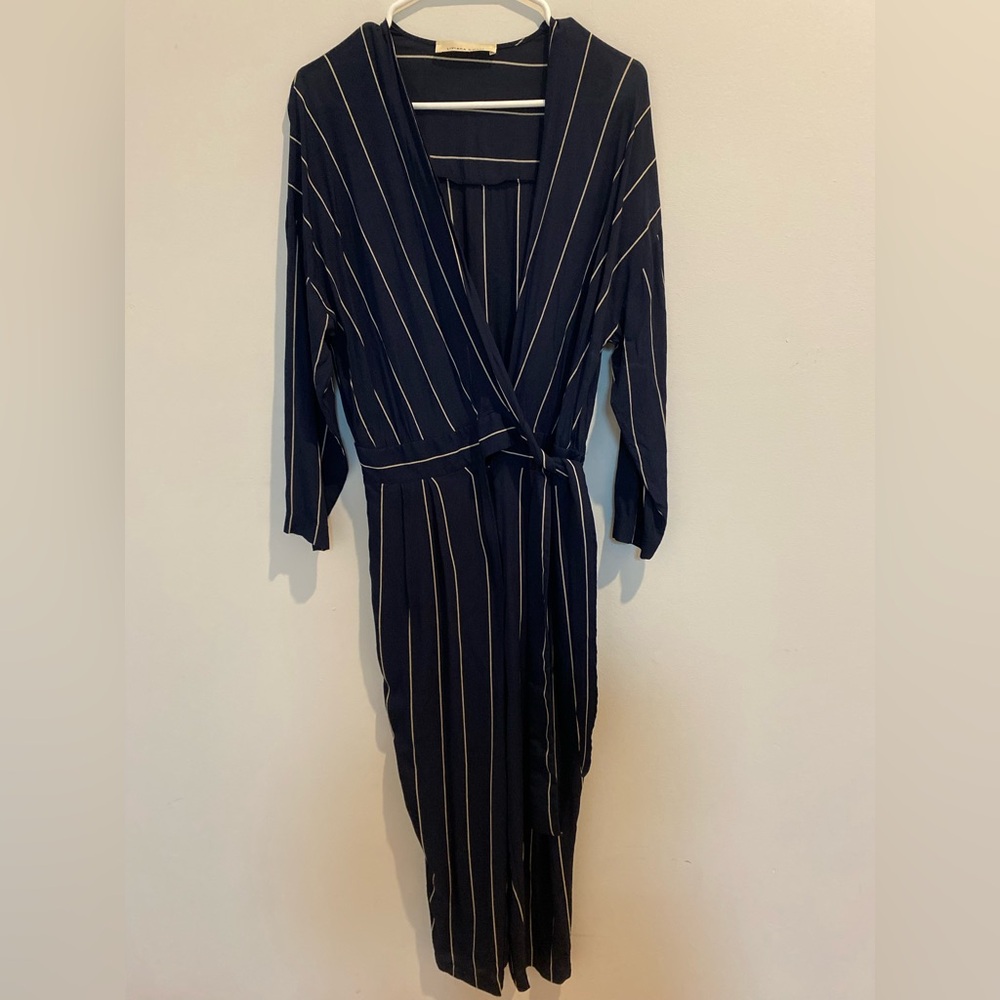 Liviana Conti Striped Jumpsuit Size IT 40/Size S